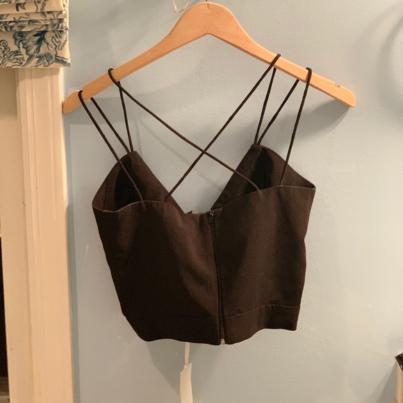 Black bralet top - Picture 3 of 5